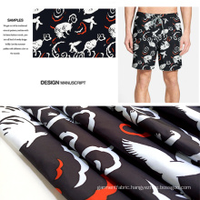 Fancy Animal Design Polyester Brushed Printed Casual Garment Fabric